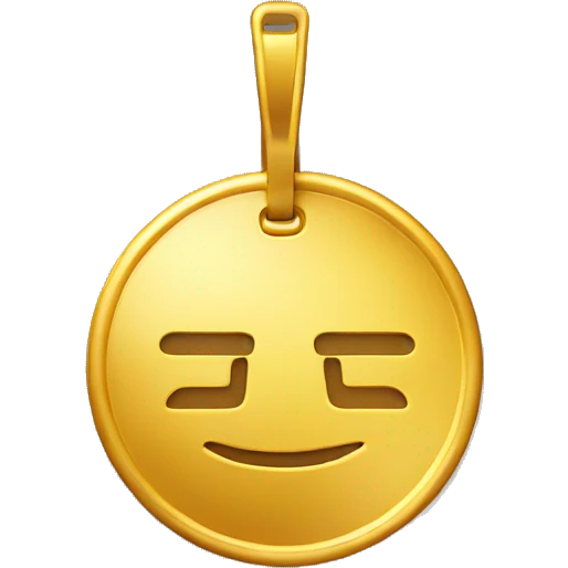 price tag with golden color  emoji