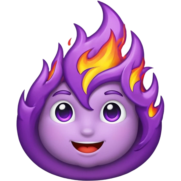 purple fire emoji