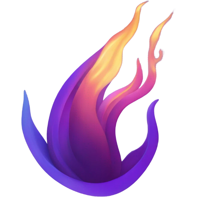 Purple Flame emoji