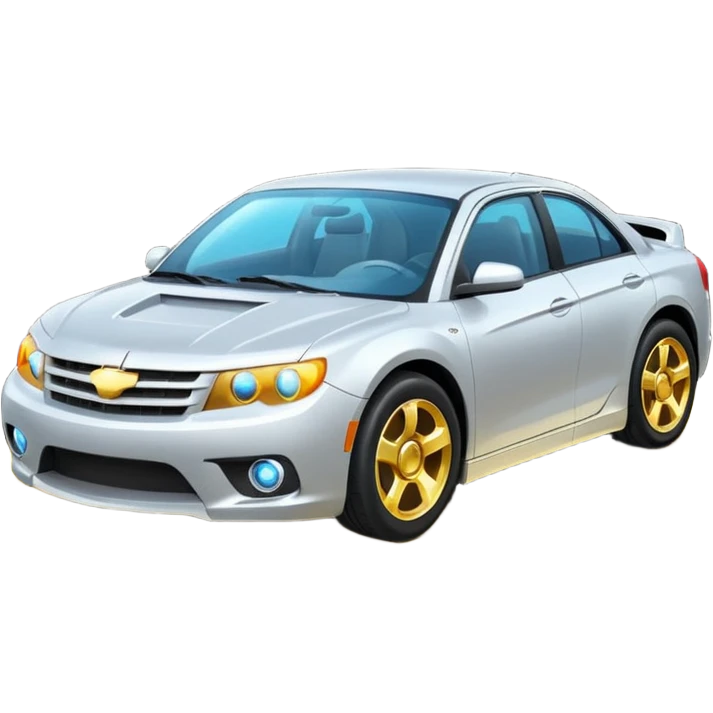 halo around a car emoji