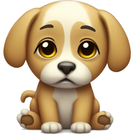 cute sad animal emoji
