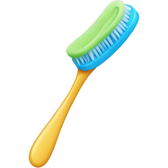 A sad toothbrush emoji