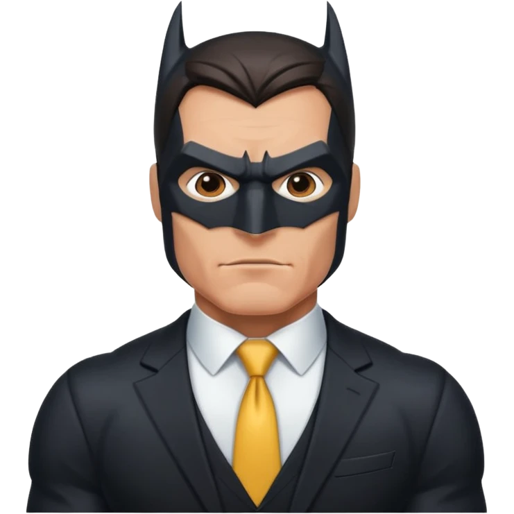 batman sem a mascara emoji