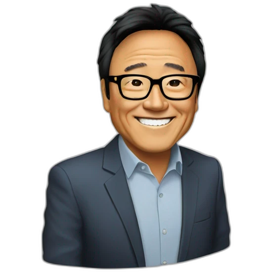 Robert Kiyosaki in glasses emoji
