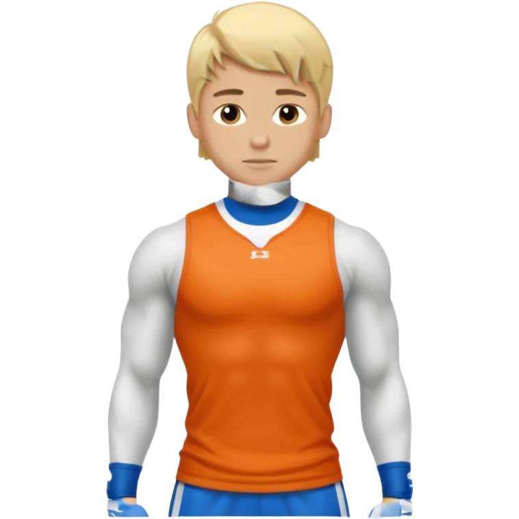 blonde boy athelete emoji
