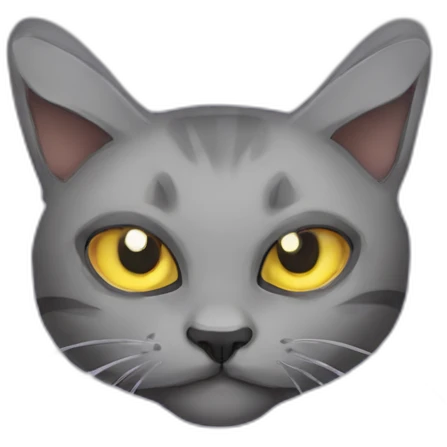 Spooky cat emoji