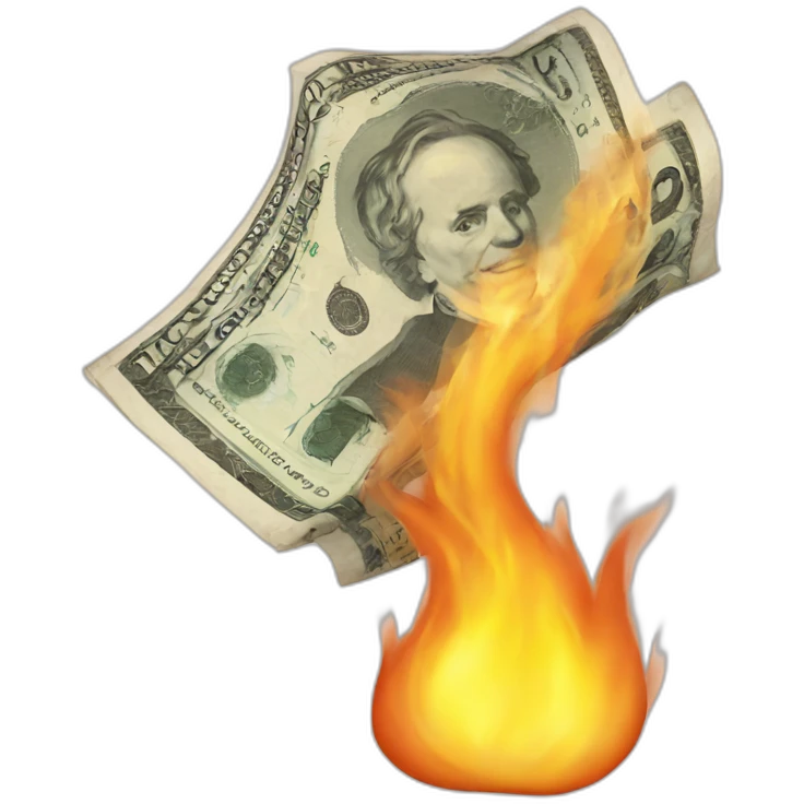 argentina peso on fire emoji