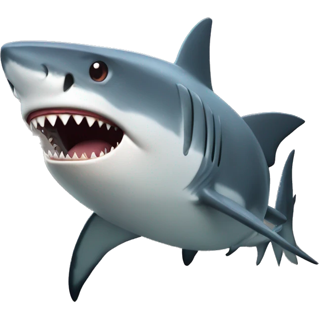 Shark attack emoji