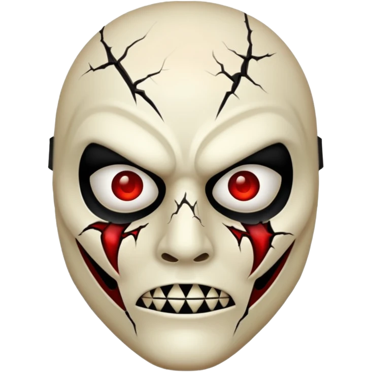 Scary halloween movie Mask emoji