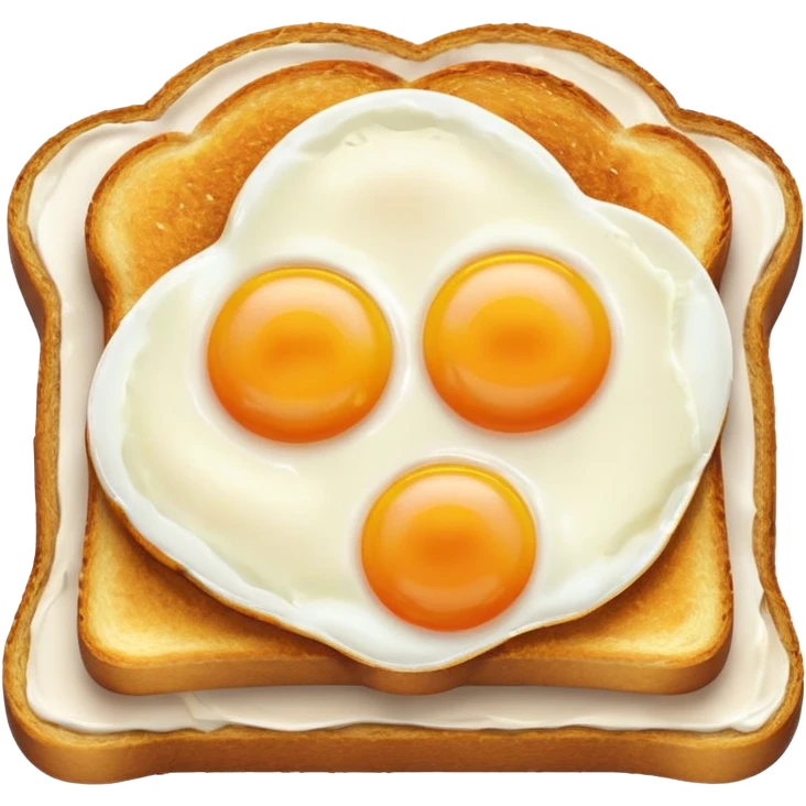 Egg toast emoji