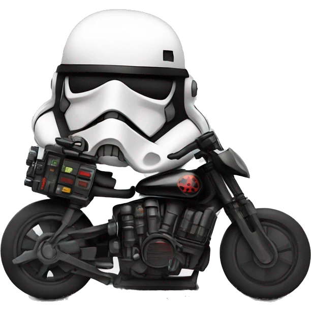 Star Wars racer verse death trooper. 1car emoji