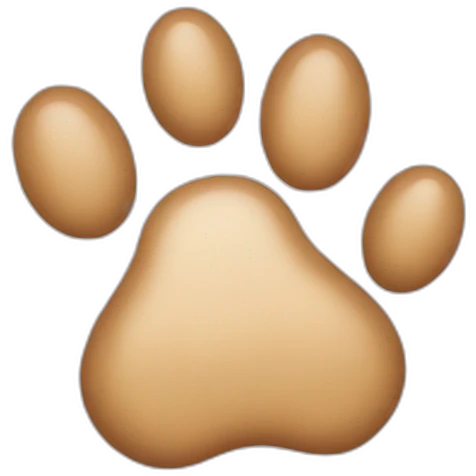 dog paws emoji
