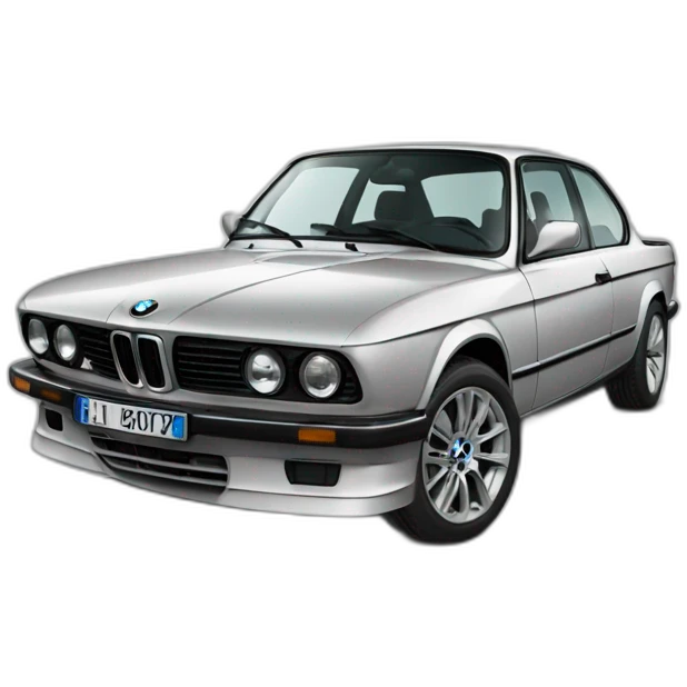 Une bmw emoji
