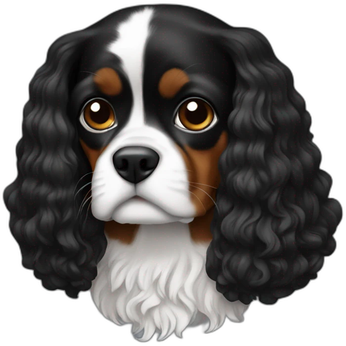 Black cavalier  emoji