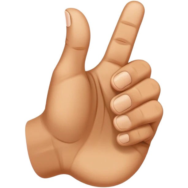 A thumb pointing up emoji