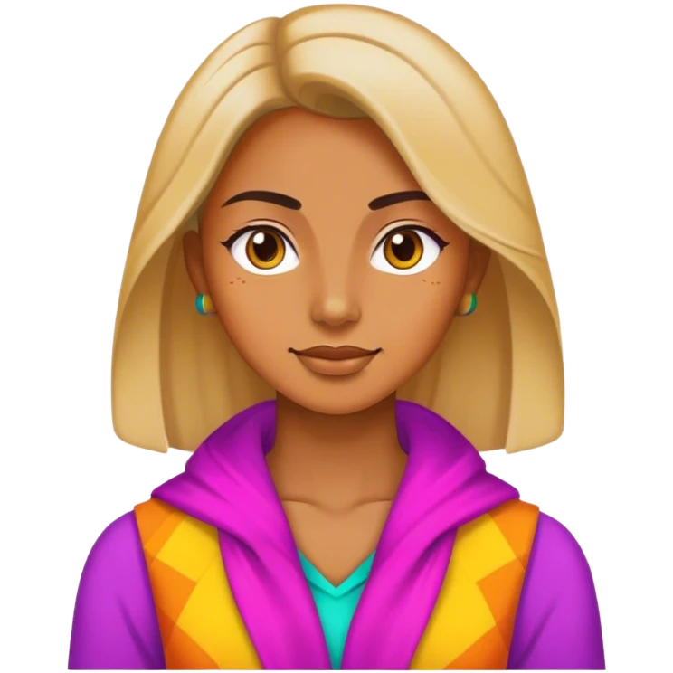 Indian women but Colombian  emoji