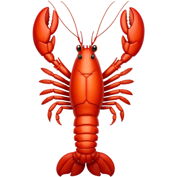 White lobster  emoji