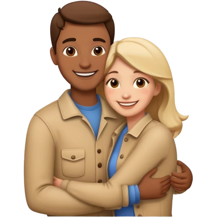 couple hugging  emoji