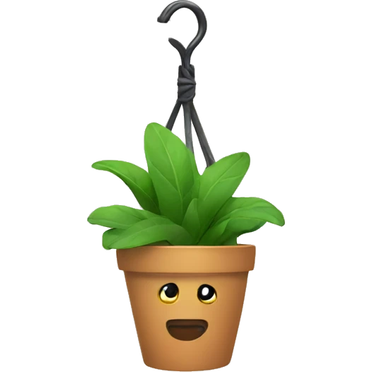 Plant hanger  emoji
