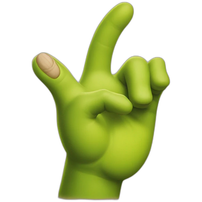 shrek finger is ok emoji