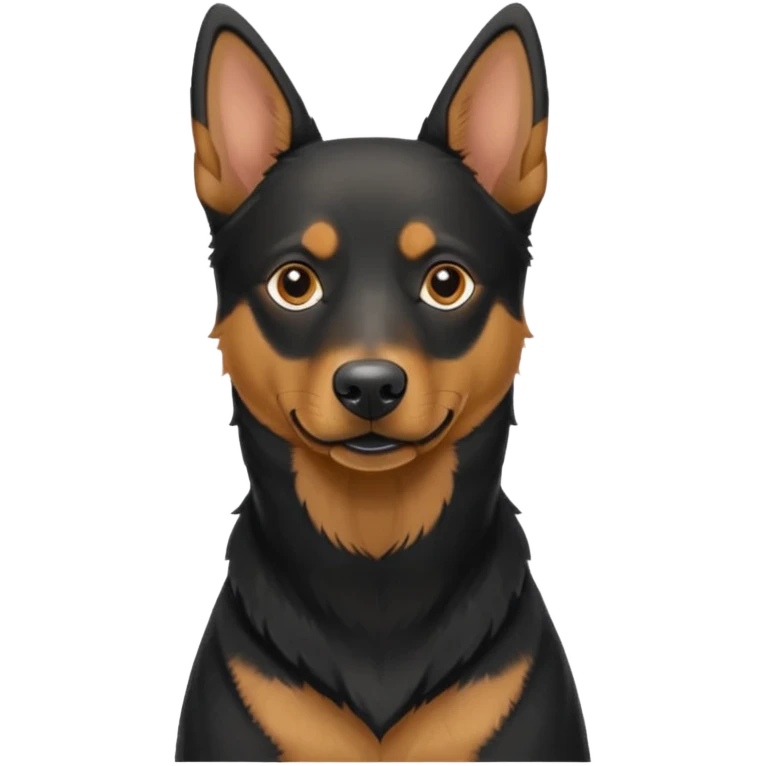 australian kelpie german shepherd mix dog emoji