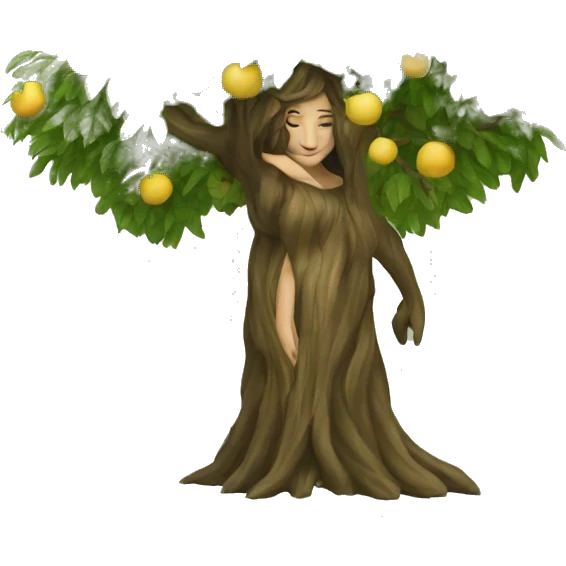driade tree woman  emoji