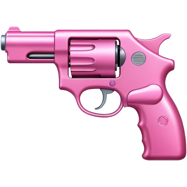 A pink gun emoji