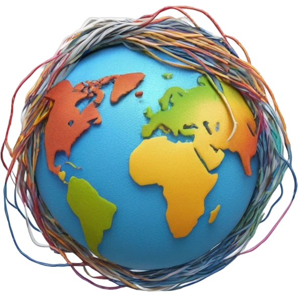 Lan cable world  emoji
