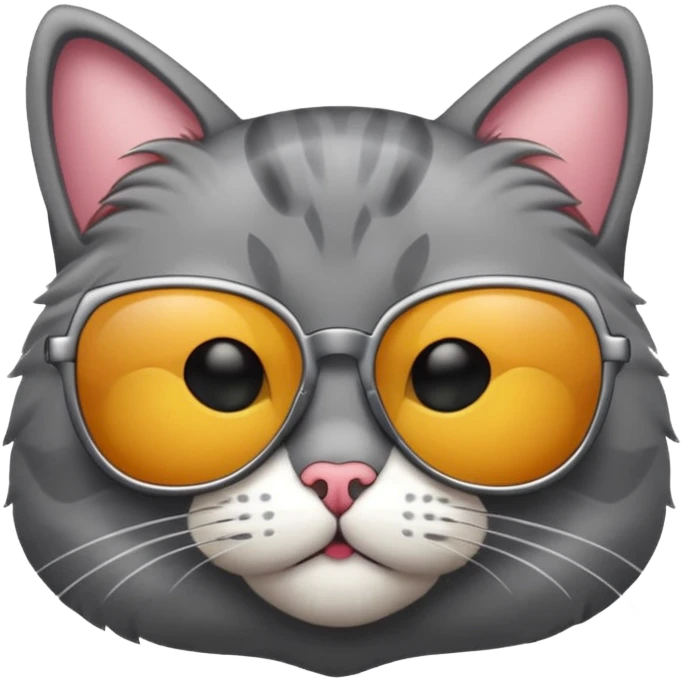 Cat wearing sunglasses emoji
