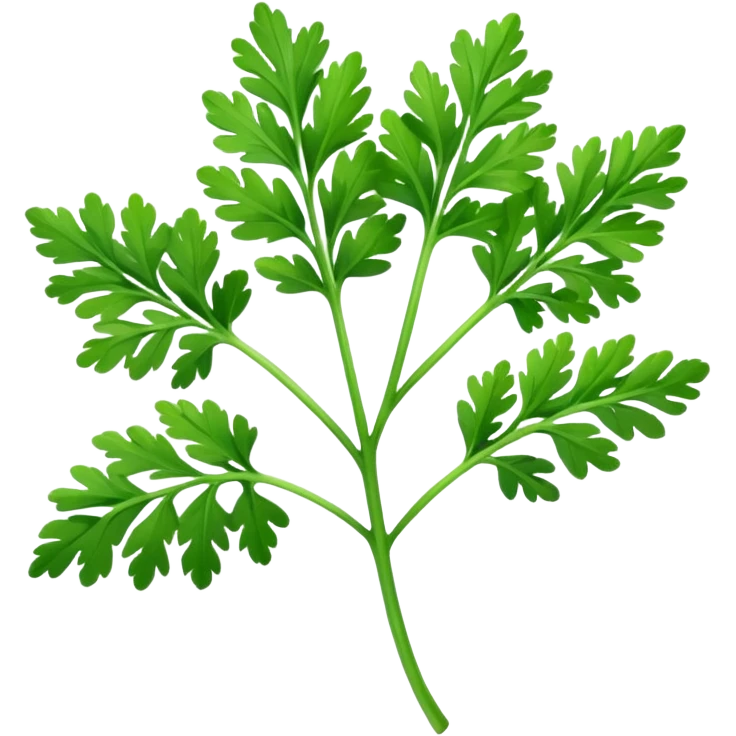 Hoja de perejil  emoji