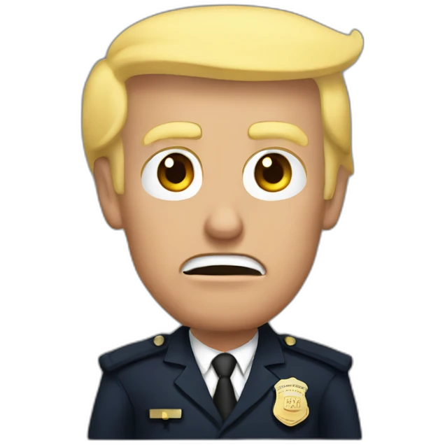 donald trump arrest emoji