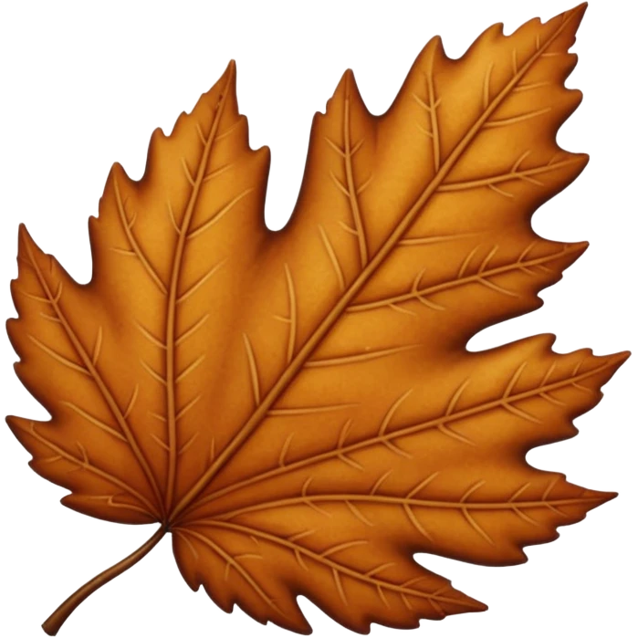 autumn leaf  emoji