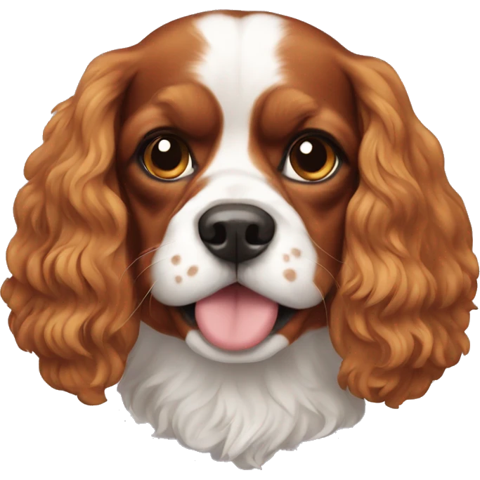 cavalier dog emoji