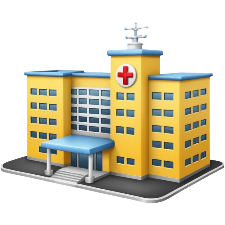 yellow hospital emoji