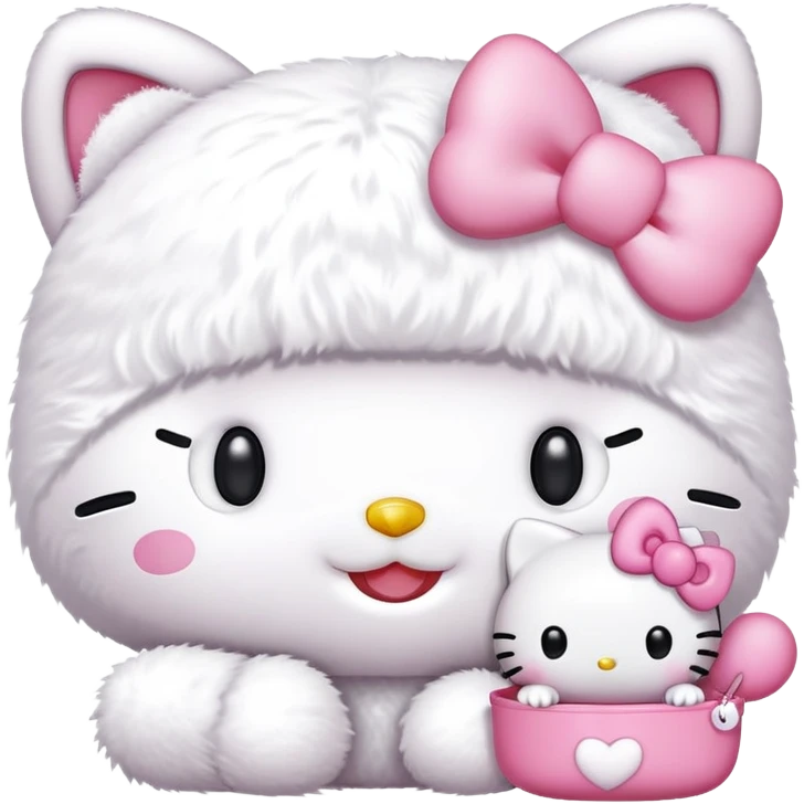 Hello kitty and my melody emoji