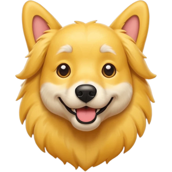 سگ زرد  emoji