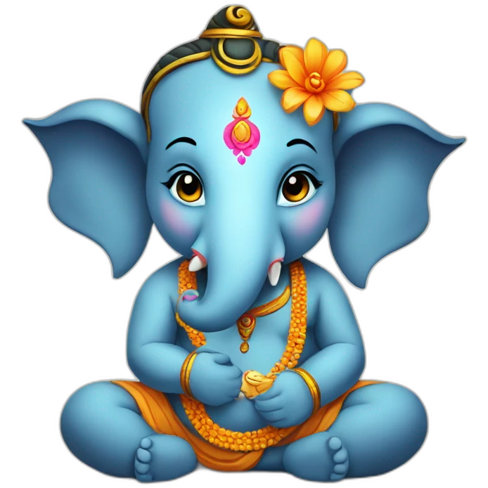 Cute ganpati bappa emoji