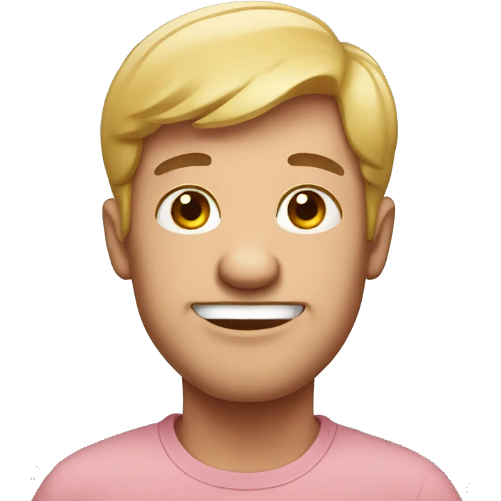 man who looks like a pig emoji