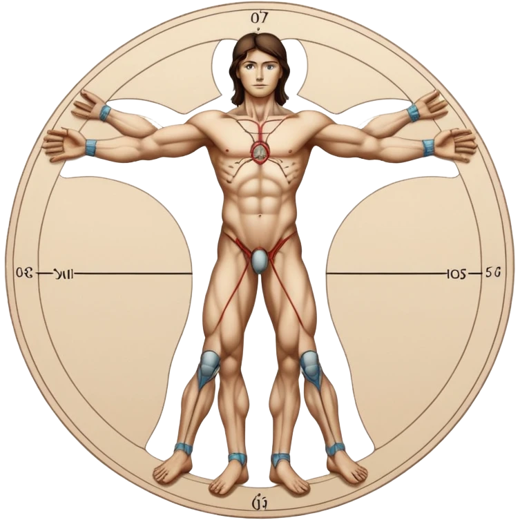 Vitruvian Man emoji