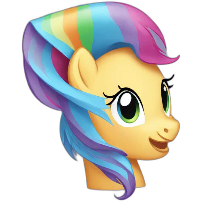 rainbow my little pony emoji