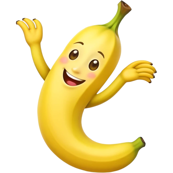 Dancing banana emoji