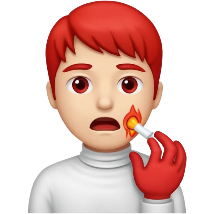 Sore throat emoji