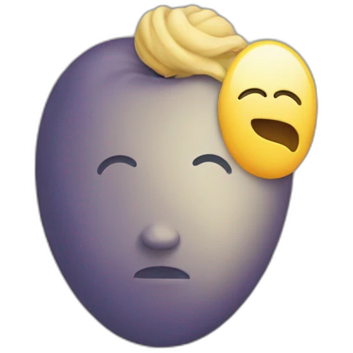 Cœur sur tête emoji