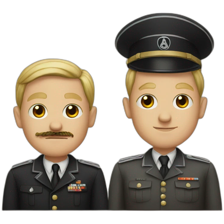 Hitler and his friend emoji