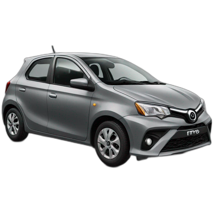 Etios hatchback 2023 gris metalizado emoji