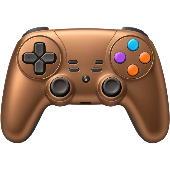 joystick ps5 colore bronzo emoji