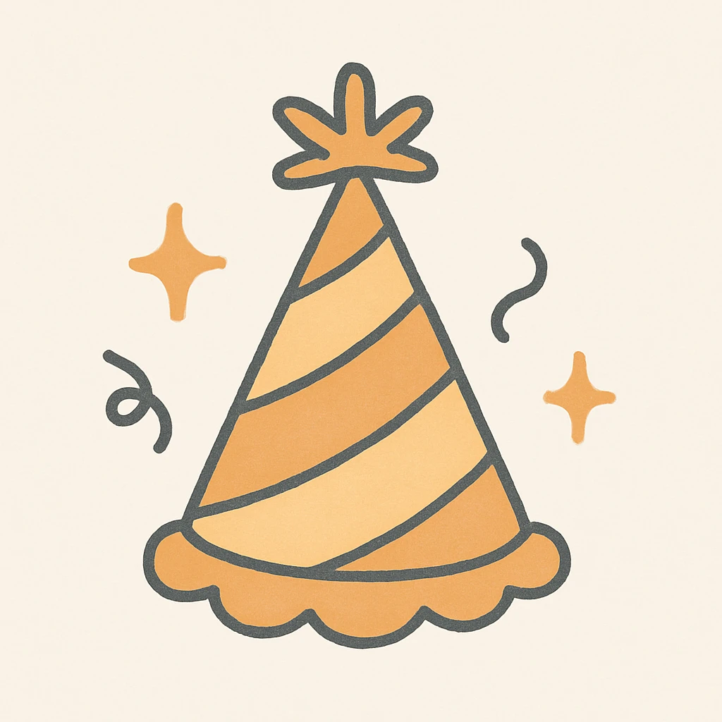 party hat emoji