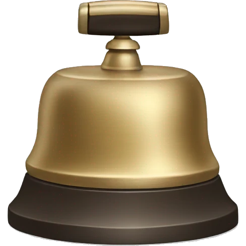 desk bell. emoji