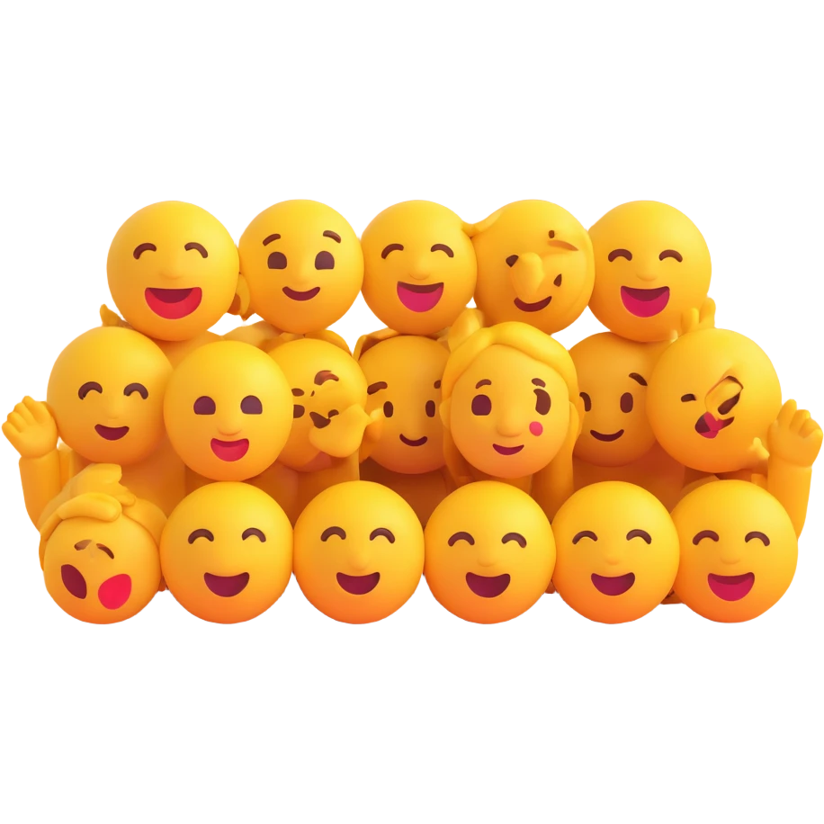 modern emoji representing community united, people together, unity, friendly, inclusive emoji