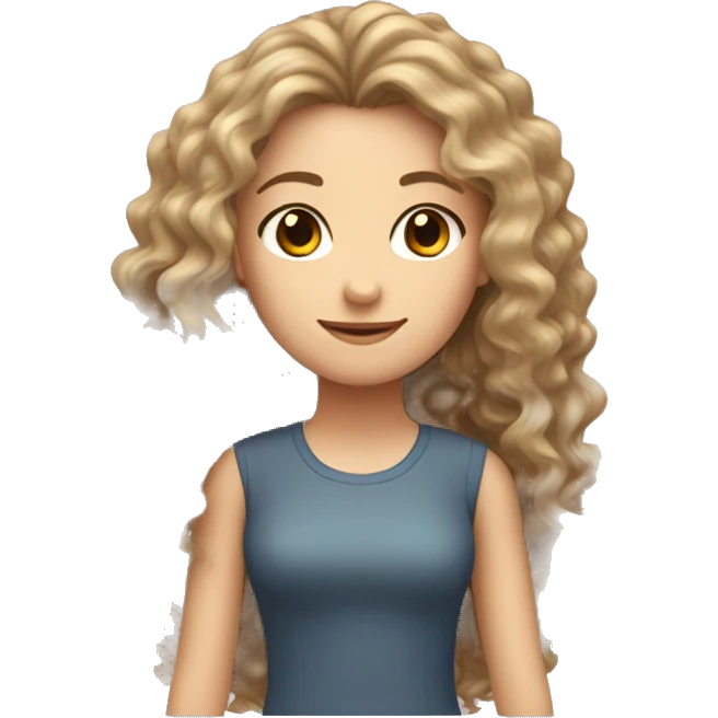 Three girls, one medium dark with curly big Hair and she is pretty tall, a short blond white girl with long straight hair, a medium brunette with puffy hair emoji